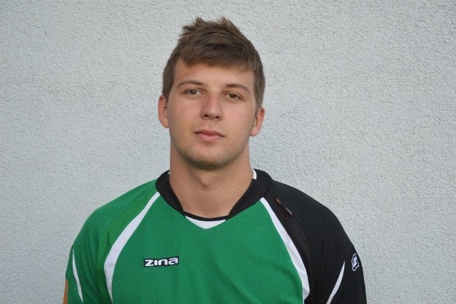 Dominik Szymkiewicz zagrał dobry mecz i zdobył jedną z bramek dla zespołu z Nowin.