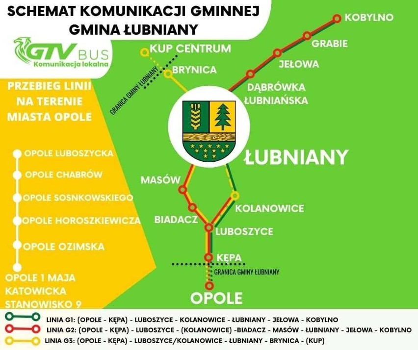 Gmina Łubniany wprowadza nową bezpłatną komunikację. Połączy 11 sołectw