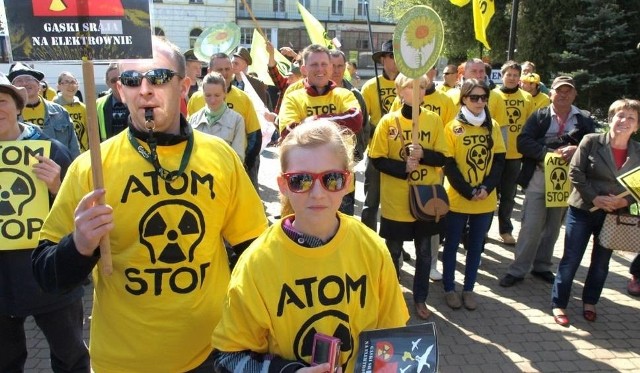 Mieszkańcy gminy Mielno wielokrotnie protestowali przeciw atomowi w Gąskach. Teraz mogą odetchnąć z ulgą.