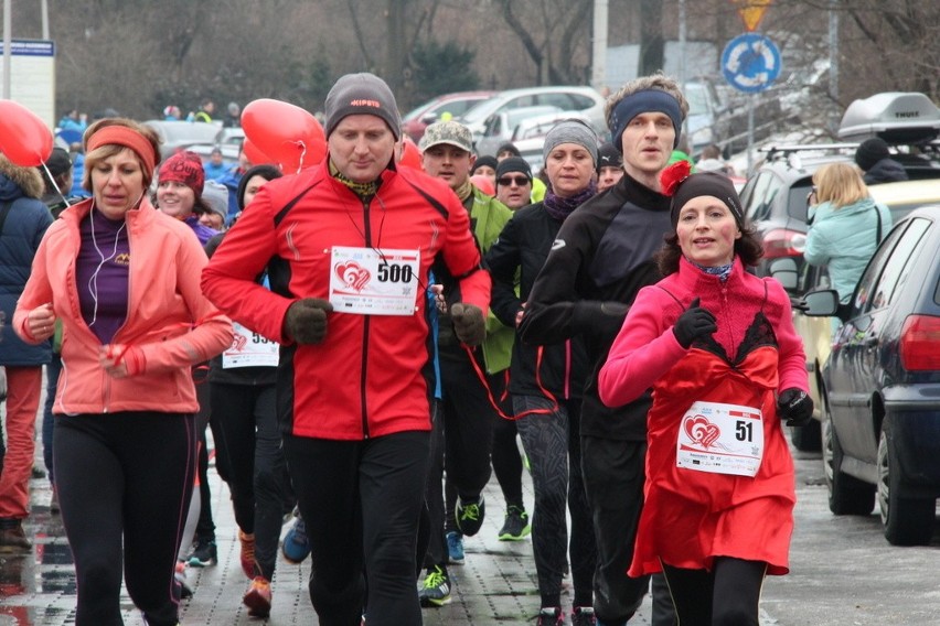 Bieg Walentynkowy 2017 w Dąbrowie Górniczej