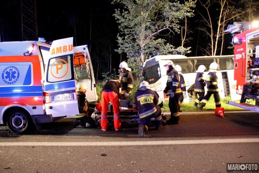 Bus zderzył się z autokarem. Do wypadku doszło na DK 94