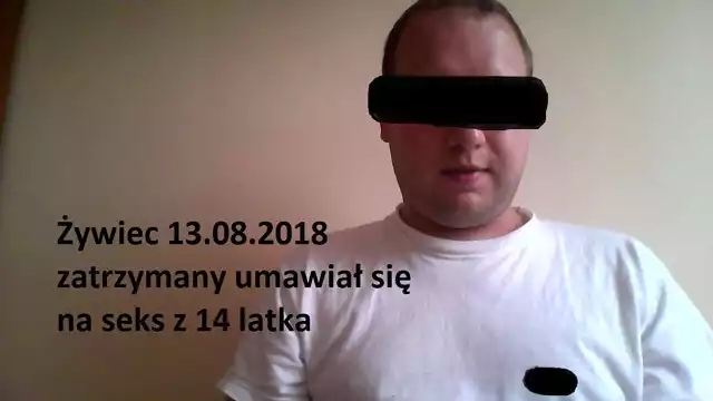 Pedofil z Żywca został zatrzymany w swoim domu. 28-latek chciał umówić się na seks z nieletnią dziewczynką. W namierzeniu pedofila pomógł Krzysztof Dymkowski, znany łowca pedofili.