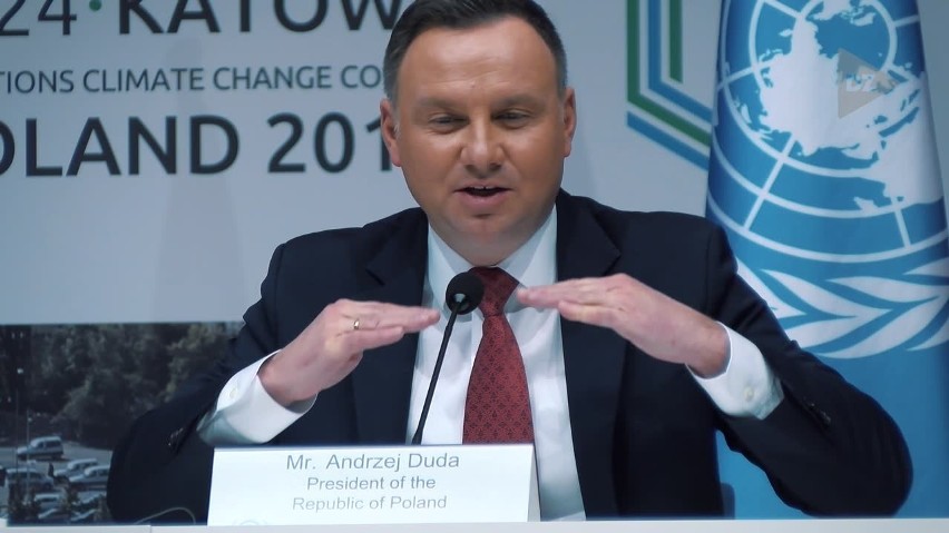 Prezydent Duda na COP24. Nie ma dzisiaj w Polsce strategii...