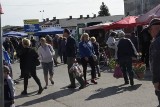 Mnóstwo osób na giełdzie w Sandomierzu. Słoneczna sobota ściągnęła tu tłumy kupujących