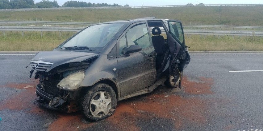 Wypadek na autostradzie A4 w Woli Małej, w powiecie...