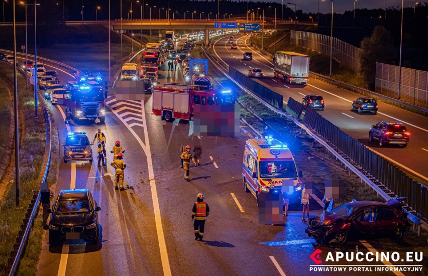 Do wypadku doszło na 468 km autostrady A4