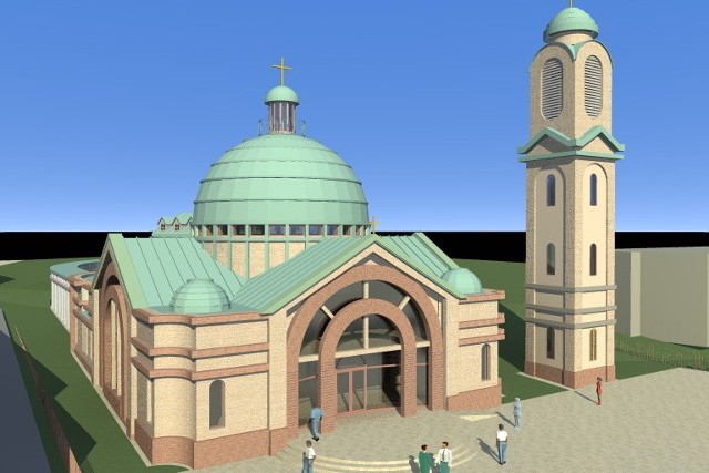 Kościół na lubelskiej Wieniawie - wizualizacja