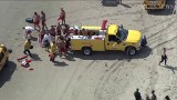 Venice Beach, Kalifornia, USA. 20-latek zginął rażony piorunem na plaży (wideo)