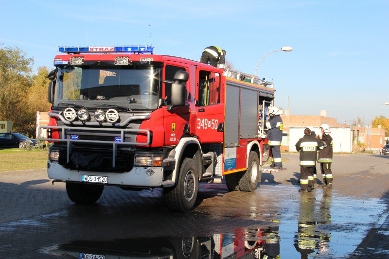 Pożar w szpitalu w Ostrołęce