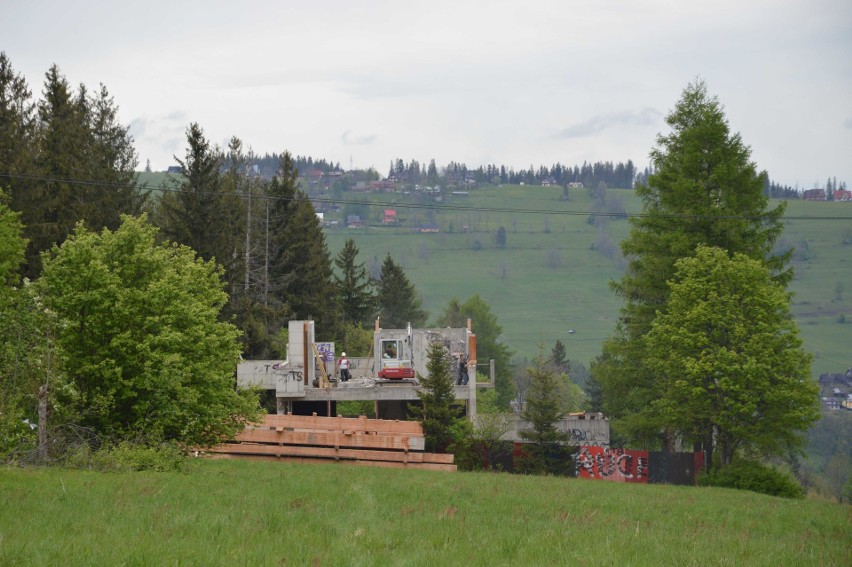 Zakopane. Samowola na Antałówce jest rozbierana [ZDJĘCIA]