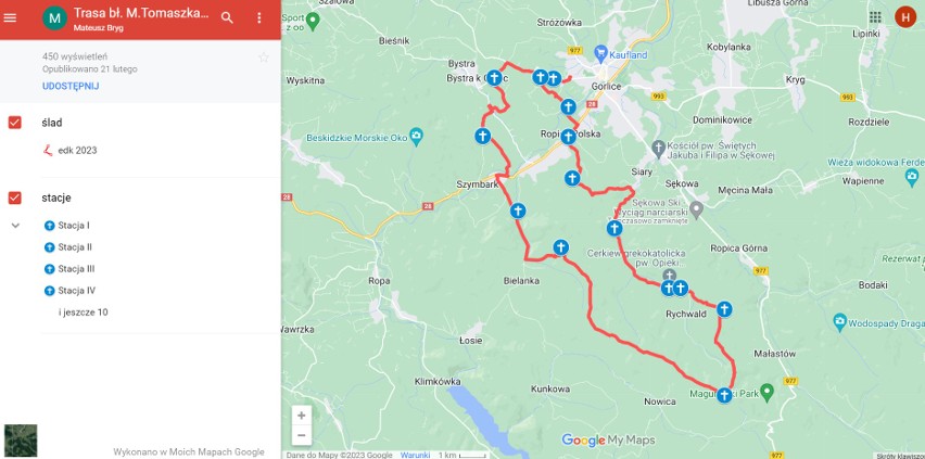Ekstremalna Droga Krzyżowa w Gorlicach. W tym roku organizatorzy proponują dwie trasy