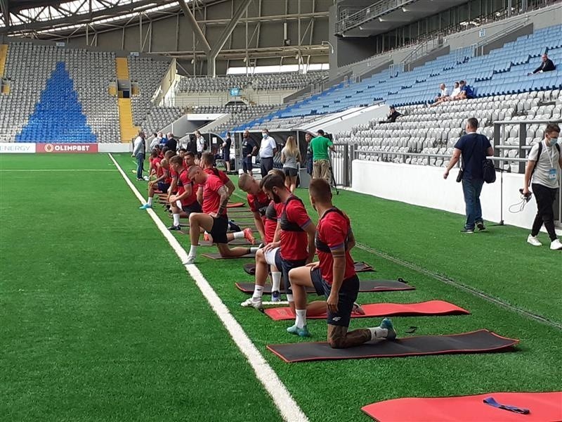 27.07.2022 r. Oficjalny trening i konferencja prasowa Rakowa...