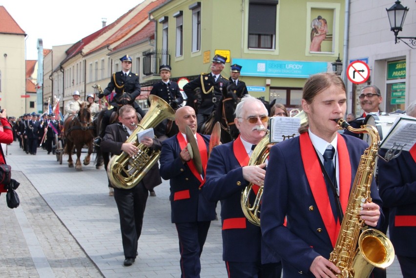 Strażackie święto na rynku w Chełmnie