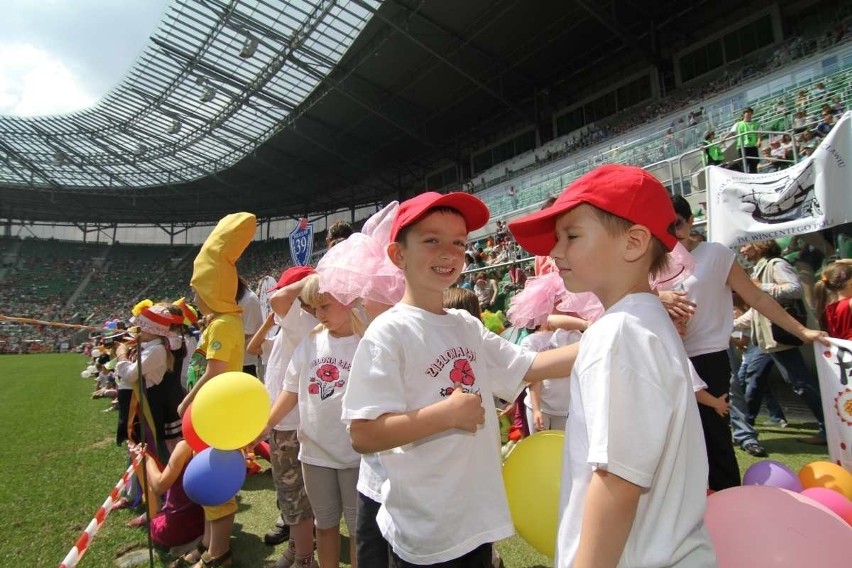 Wrocław: Dzień Przedszkolaka na Stadionie Miejskim (ZDJĘCIA, FILM)