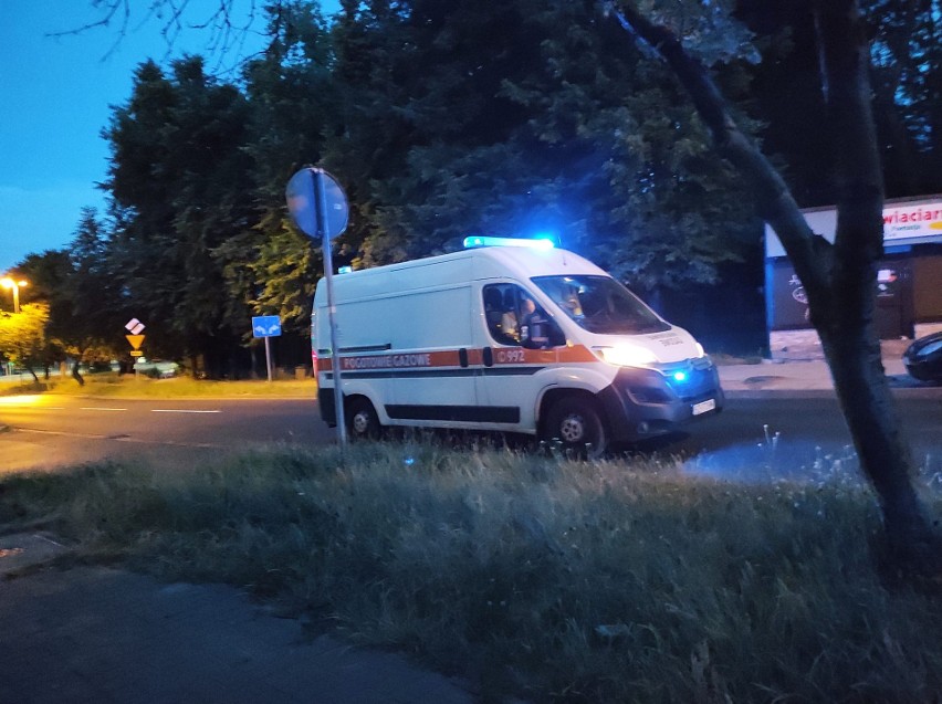 Pożar na PCK W Częstochowie. Dwie osoby trafiły do szpitala
