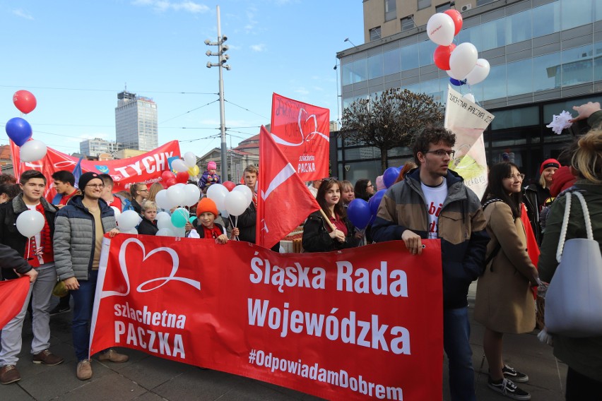 Marsz Szlachetnej Paczki przeszedł przez Katowice
