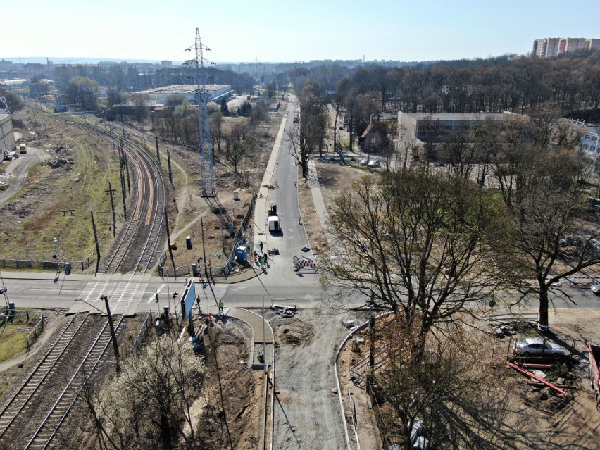 Przebudowa ul. Twardowskiego w Szczecinie - 7.04.2020