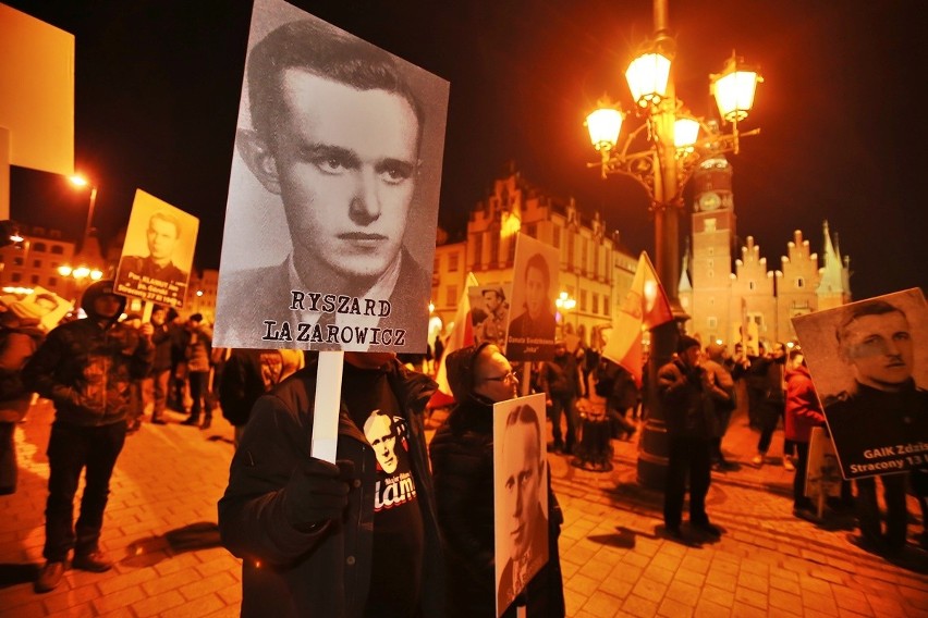 Marsz Pamięci Żołnierzy Wyklętych przeszedł przez Wrocław