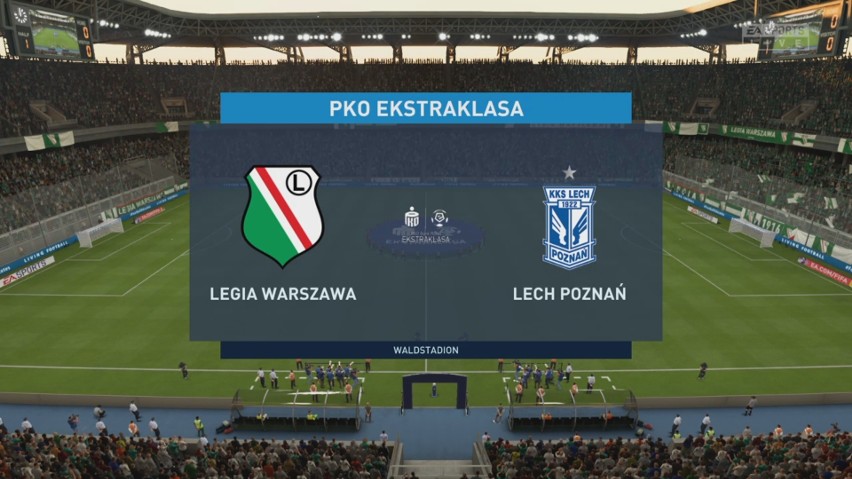 Legia Warszawa - Lech Poznań. Klasyk PKO Ekstraklasy w FIFA...