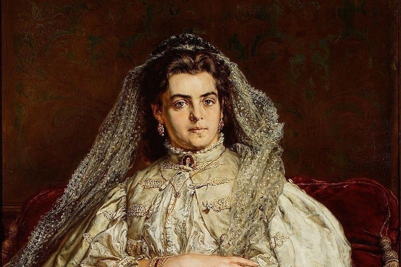 Teodora na portrecie namalowanym przez męża Jana Matejkę