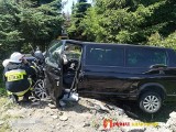 Wypadek na krajówce w Jerzmanowicach. Dwie osoby zostały ranne, w tym dziecko [ZDJĘCIA]