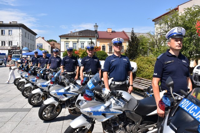 Święto Policji 2022 na rynku w Wadowicach