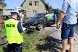 Wypadek pod Chełmnem na DK 91. Matka z dzieckiem trafili do szpitala