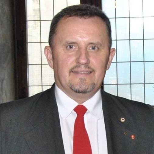 Marek Olczykowski, prezes Oddziału Rejonowego PCK Gdynia,...