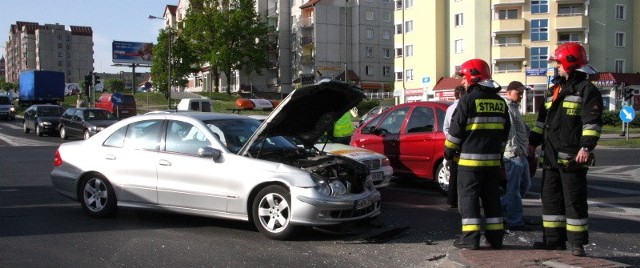 Mercedes był najbardziej rozbitym samochodem.