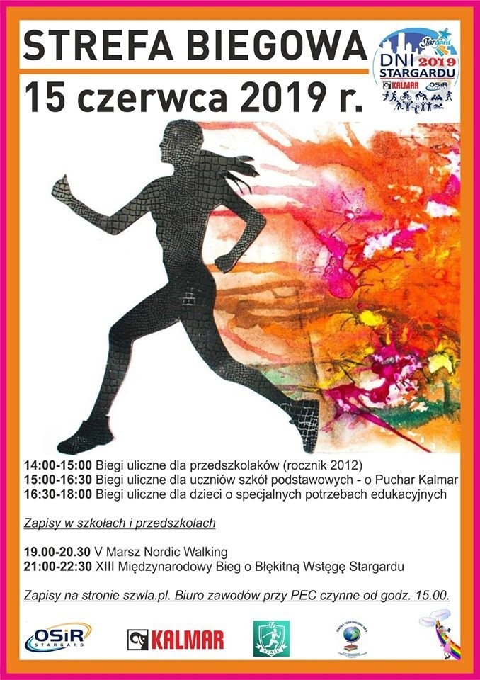 Dni Stargardu 2019. Bieganie, siłowanie, koszykówka, siatkówka, piłka nożna, zumba... Będzie bardzo dużo sportu! 