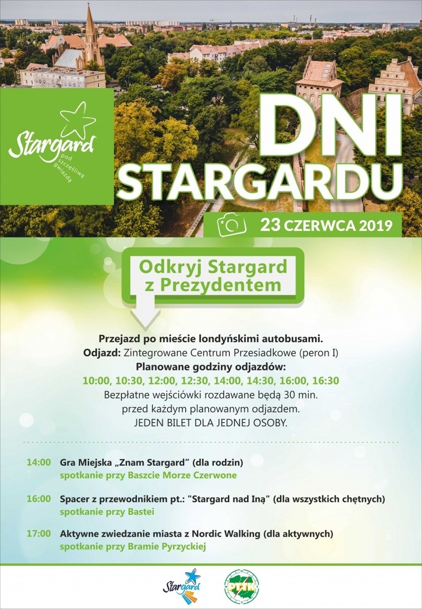 Dni Stargardu 2019 - PROGRAM. Koncertowe, historyczne, turystyczne! 