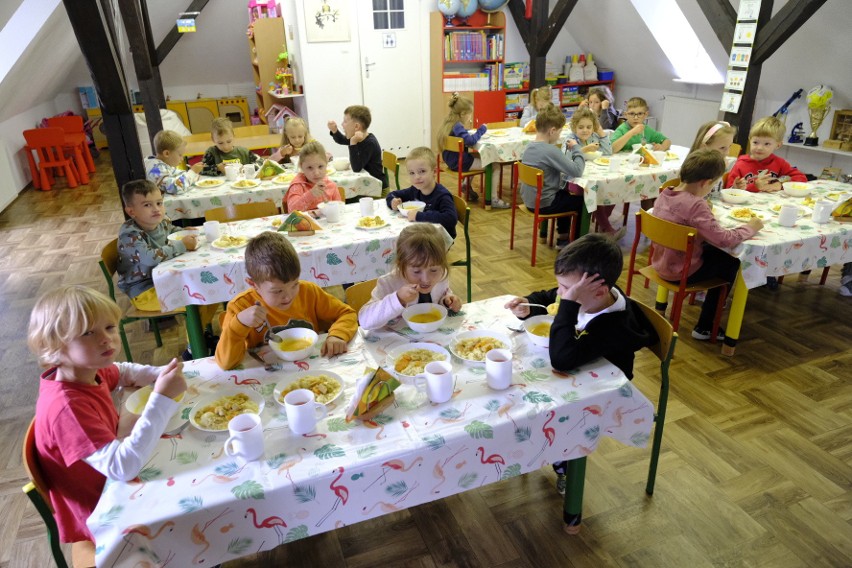 Wegański obiad w Przedszkolu Niepublicznym Bim-Bam-Bino