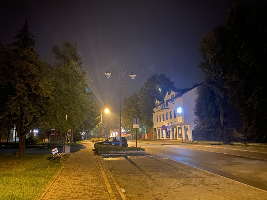 Nie działające latarnie na ulicy Marcina Bylicy w Olkuszu