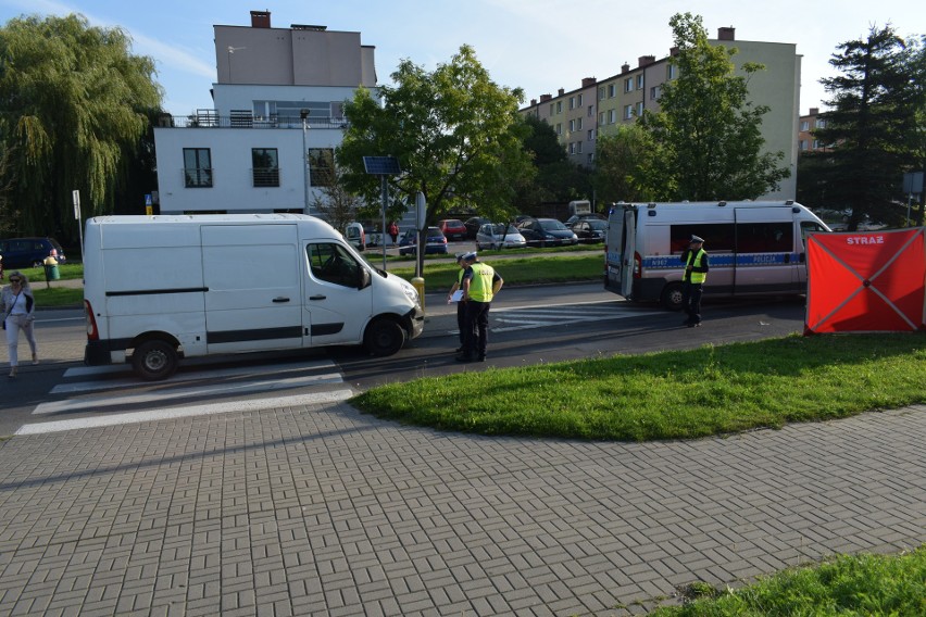 Wypadek śmiertelny w Chojnicach. Na przejściu dla pieszych zginęła 75-letnia kobieta [Aktualizacja]