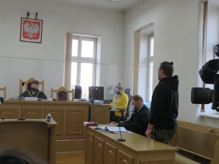 Mateusz Klinowski przed wadowickim sądem