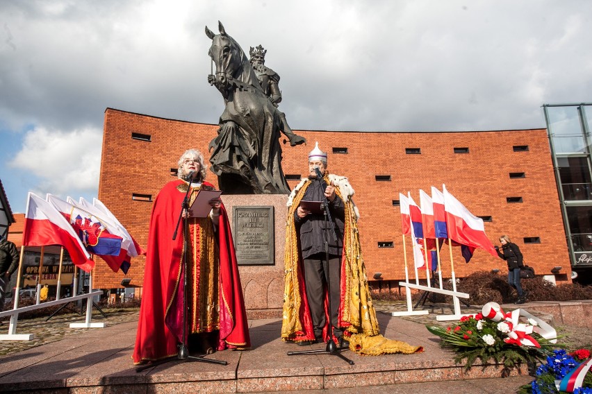 Happening na cześć władcy, który nadał Bydgoszczy prawa...