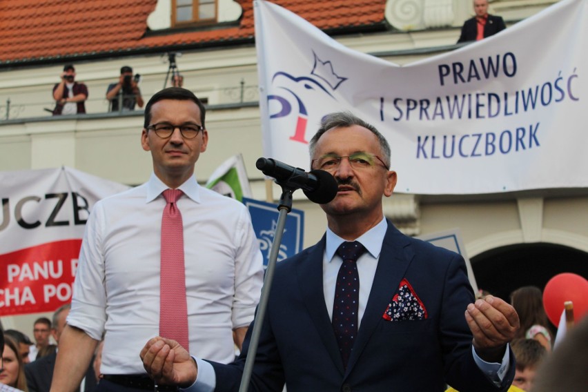 Premier Mateusz Morawiecki w Kluczborku.