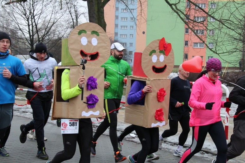 Bieg Walentynkowy 2017 w Dąbrowie Górniczej