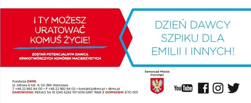 Akcja dla chorej na białaczkę policjantki Emilii Tomczak i w Ostrołęce. Zobacz, jak możesz pomóc 