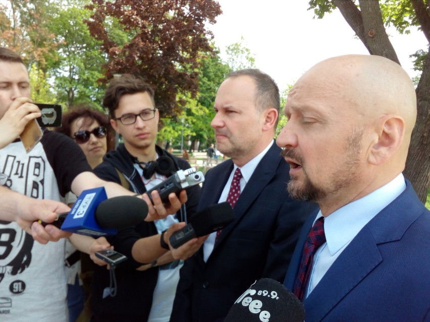 Eurowybory 2019 w Lublinie. Jacek Bury popiera kandydaturę Krzysztofa Hetmana