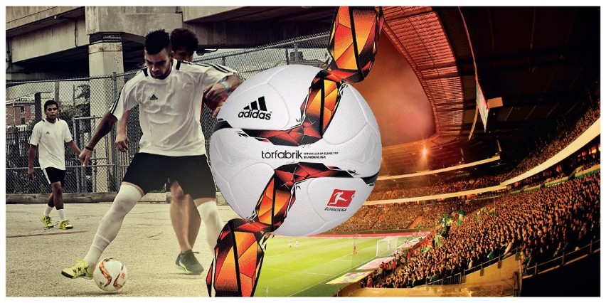 Nowa piłka ligi niemieckiej - Adidas Torfabrik