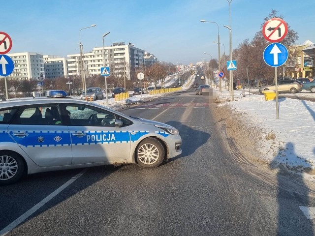 Na ulicy Zawadzkiej w Łomży doszło do wypadku