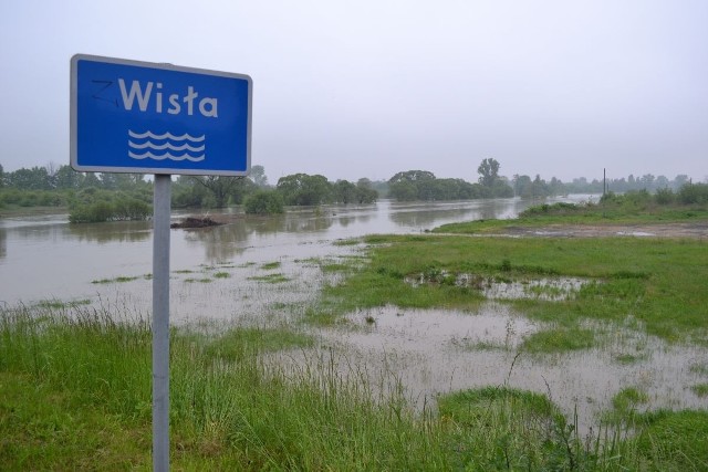 Powódź 2014: Poziom Wisły w Bieruniu opada