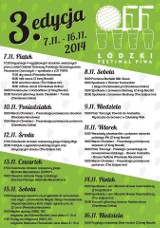 Offbeer - Łódzki Festiwal Piwa 2014. Święto piwoszy po raz trzeci w Łodzi [PROGRAM]