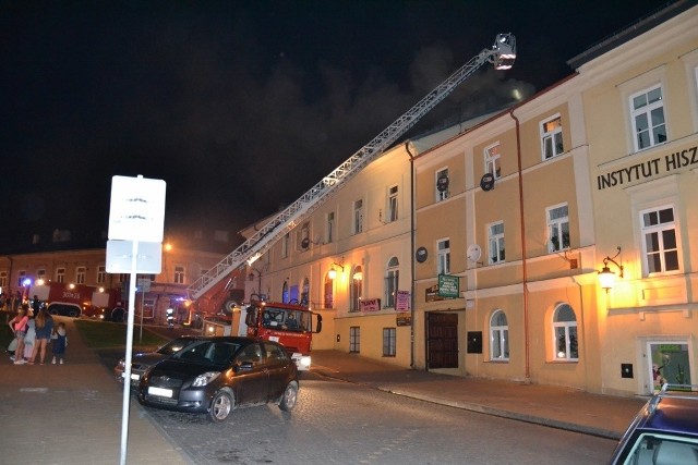 Pożar kamienicy przy Lubartowskiej.