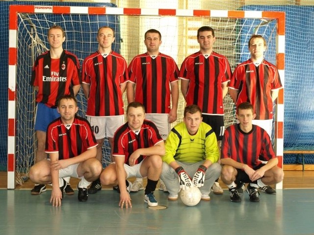 Lider pierwszej Zagnańska Liga Futsalu Diabły Kielce.