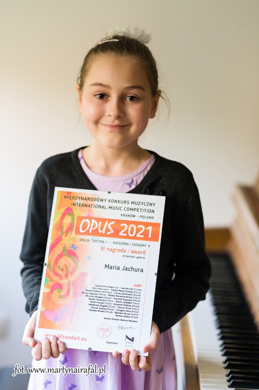 Marysia Jachura ze stargardzkiej szkoły muzycznej Casio laureatką Międzynarodowego Konkursu Muzycznego Opus 2021 w Krakowie