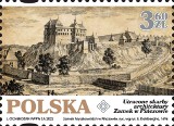 Pińczowski zamek, który nie przetrwał do naszych czasów trafił na znaczek pocztowy. Ukazał się w serii „Utracone Skarby Architektury" 