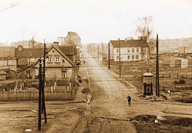 Ulica Jurowiecka w latach 50. ubiegłego wieku