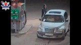 Kradł paliwo ze stacji przy Łęczyńskiej (WIDEO)